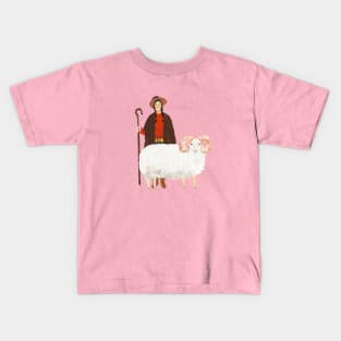 Aries Warrior Woman Kids T-Shirt